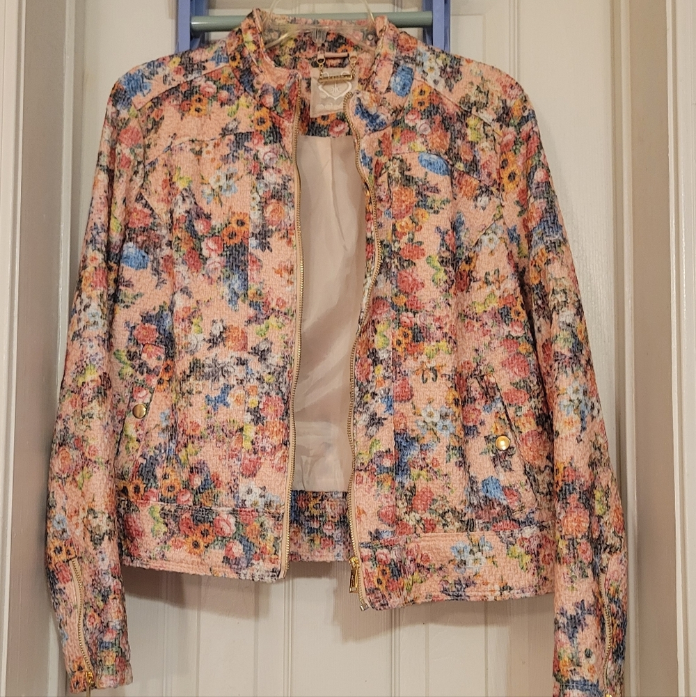 Chic Floral Women's Blazer